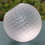 Tiffany & Co Luxury Leaded Crystal Art Glass Golf Ball Paperweight