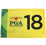 Jimmy Walker Signed 2016 PGA Championship at Baltusrol Flag JSA #Q35338