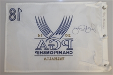 Rory McIlroy Signed 2014 PGA Championship at Valhalla Embroidered Flag JSA ALOA
