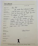 Chuck Kocsis' 1952 Masters Tournament Low Amateur Used Putter with Letter JSA ALOA