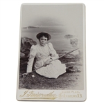 J. Fairweather Female Cabinet Card - Ellice Place - St. Andrews N.B.