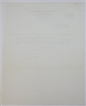 Bobby Jones 1956 Letter to Lincoln Werden on Letterhead - Signed 'Bob' JSA ALOA