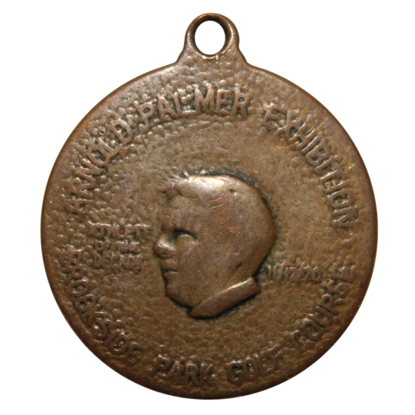Arnold Palmer 11/12/1970 Exhibiton Token for Brookside Golf Course - California