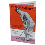 1929 Bobby Jones Cover Men of America No. 35 Sports Booklet - Great Condition