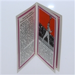 1929 Bobby Jones Cover 'Men of America' No. 35 Sports Booklet - Great Condition