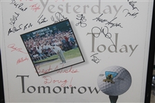 1996 Western Open Poster Signed by Various PGA Stars Watson, Couples, Daly, & more JSA ALOA