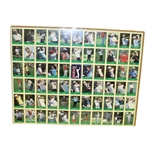 Full Uncut PGA Tour Golf Cards Sheet - Matted