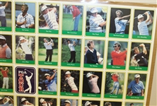 Full Uncut PGA Tour Golf Cards Sheet - Matted