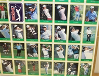 Full Uncut PGA Tour Golf Cards Sheet - Matted