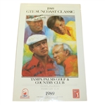 Arnold Palmer Signed 1989 GTE Suncoast Classic Poster - ChiChi, Crampton, and Douglass Signed JSA ALOA
