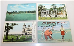 Ten Classic Golf Themed Postcards - Dunedin, Cape Fear, Ormond Beach, & More