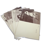 Six Classic Golf Themed Greeting Cards