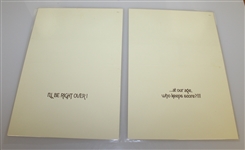 Six Classic Golf Themed Greeting Cards