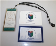 World Golf Hall of Fame Induction Packet - Various Years