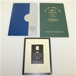 World Golf Hall of Fame Induction Packet - Various Years