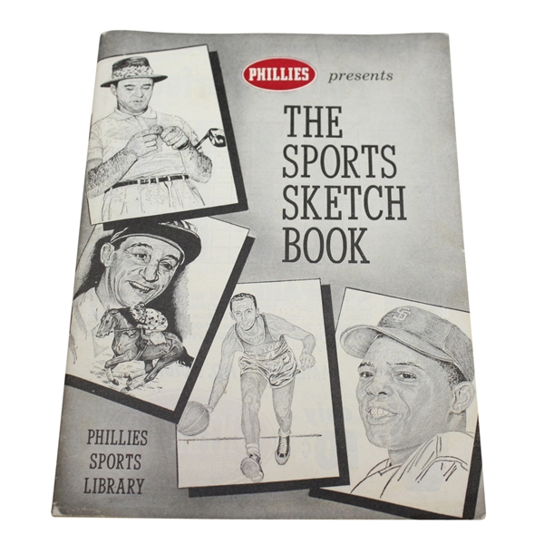 1959 Phillies Sports Library The Sports Sketch Book Booklet