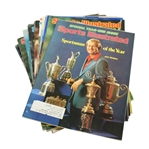 Jack Nicklaus Cover Sports Illustrated Magazines - 19 Assorted