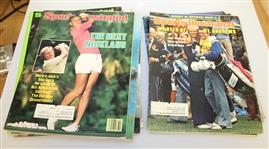 Jack Nicklaus Cover Sports Illustrated Magazines - 19 Assorted