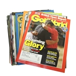 Tiger Woods Cover GolfWorld Magazines - 17 Assorted