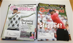 Tiger Woods Cover GolfWorld Magazines - 17 Assorted