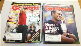 Tiger Woods Cover GolfWorld Magazines - 17 Assorted