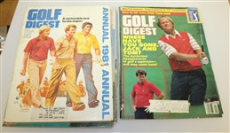 Assorted Golf Digest Magazines - 9 Total