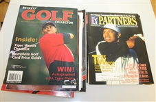 Assorted Tiger Woods Cover Magazines - 14 Total