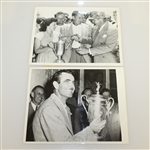 Seven Major Tournament Trophy Wire Photos - Hogan, Little, Ouimet, and others
