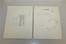 Seven Major Tournament Trophy Wire Photos - Hogan, Little, Ouimet, and others