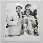 Seven Major Tournament Trophy Wire Photos - Hogan, Little, Ouimet, and others