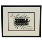 1969 Ryder Team United States Team Signed Photo - Framed JSA ALOA