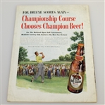 1949 US Open Championship at Medinah Program - Cary Middlecoff Winner
