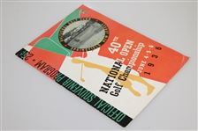 1936 US Open Championship at Baltusrol Program - Tony Manero Winner