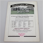 1936 US Open Championship at Baltusrol Program - Tony Manero Winner