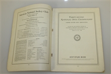 1928 US Open Championship at Olympic Fields CC Program - Johnny Farrell Winner