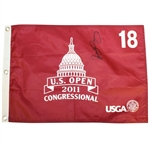 Rory McIlroy Signed 2011 US Open Championship at Congressional Flag JSA ALOA