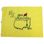 Bubba Watson Signed 2014 Masters Embroidered Flag JSA ALOA