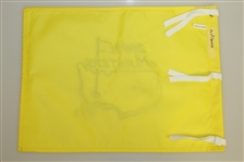 Angel Cabrera Signed 2009 Masters Embroidered Flag JSA ALOA