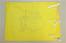 Zach Johnson Signed 2007 Masters Embroidered Flag JSA ALOA