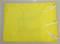 Vijay Singh Signed Undated Masters Embroidered Flag with '2000' JSA ALOA
