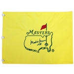 Mark OMeara Signed Undated Masters Embroidered Flag with 1998 JSA ALOA