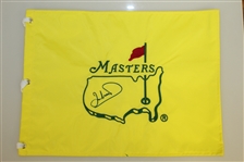 Ian Woosnam Signed Undated Masters Embroidered Flag & Signed Golf Glove JSA ALOA