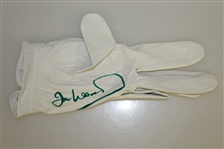 Ian Woosnam Signed Undated Masters Embroidered Flag & Signed Golf Glove JSA ALOA