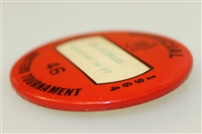 1964 Masters Tournament Officials Badge #46 - Leo Beckmann Announcer on #9