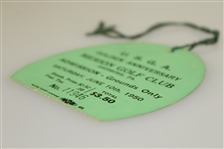 1950 US Open at Merion Ticket #11946 - Day of Famous Hogan 1-Iron Shot - 6/10/1950