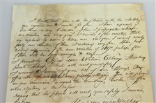 1867 Fruitland Nurseries (Augusta National Grounds) Letter Signed by P.J. Berckmans JSA ALOA