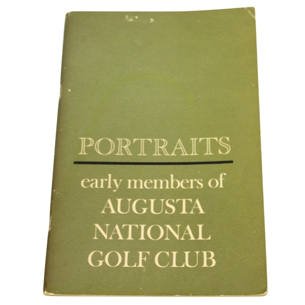 Portraits: Early Members of Augusta National Golf Club Booklet - 1963