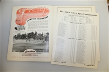 1946 US Open Championship at Canterbury Program - Lloyd Mangrum Winner