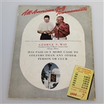 1946 US Open Championship at Canterbury Program - Lloyd Mangrum Winner