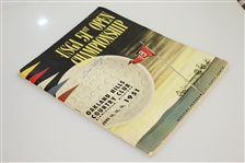 Ben Hogan Signed 1951 US Open Championship at Oakland Hills CC Program JSA ALOA